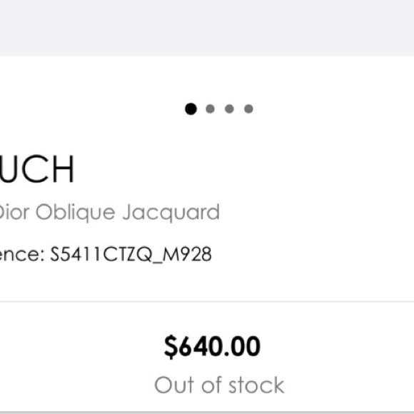 *SOLD* Dior Small Oblique Pouch - Picture 4 of 8